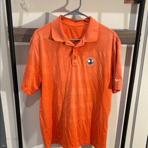 Nike Men's Bright Orange Polo Shirt